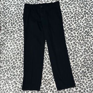 Haggar Classic Black Dress Pants for Men